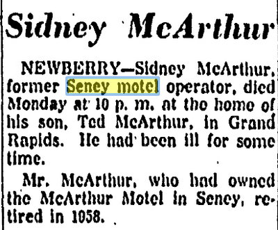 Fox River Motel - June 1959 Article On Mccarthur Motel (newer photo)